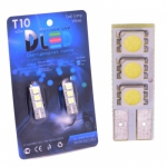   Светодиодная автолампа W5W - 3 SMD 5050 односторонняя (2шт.)