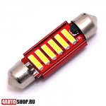  DLED Светодиодная автолампа C5W FEST 39 мм - 6 SMD 3030 с обманкой (2шт.)