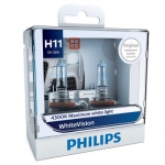  Philips WhiteVision Plus Галогенная автомобильная лампа Philips H11 (2шт.)